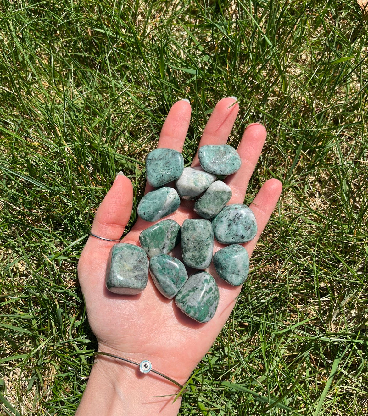 Brazil Jade Tumbled